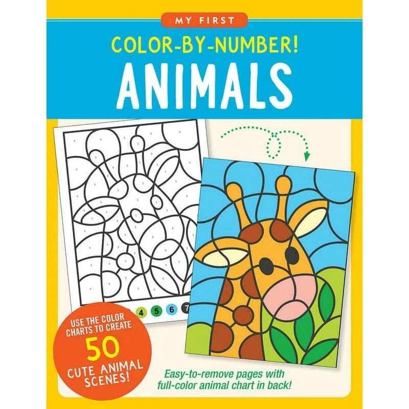 My First Color-by-Number Animals