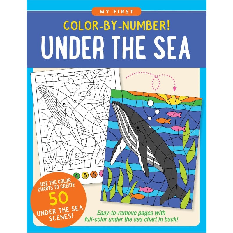 My First Color-by-Number Under the Sea