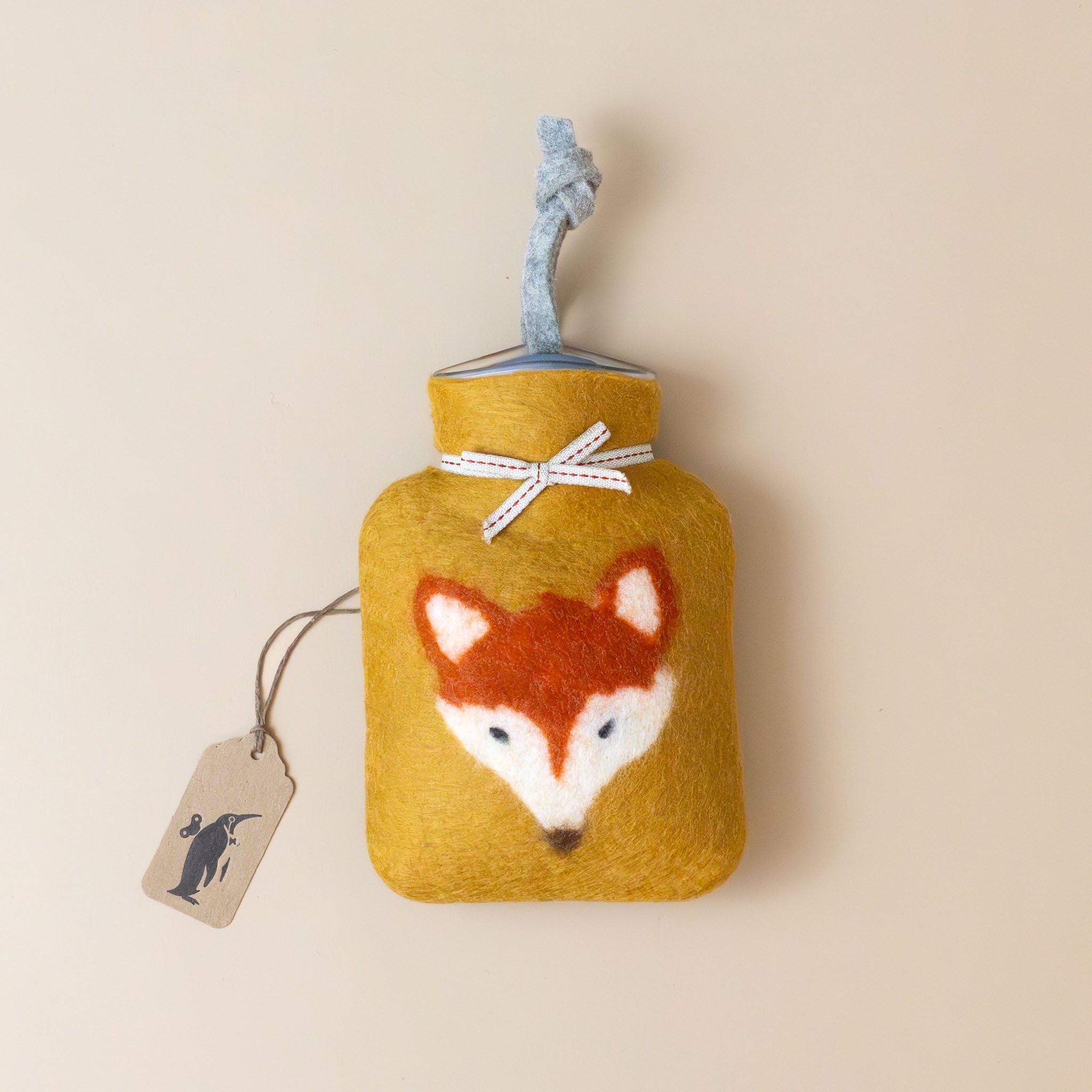 Petite Felted Wool Hot Water Bottle | Ochre Fox