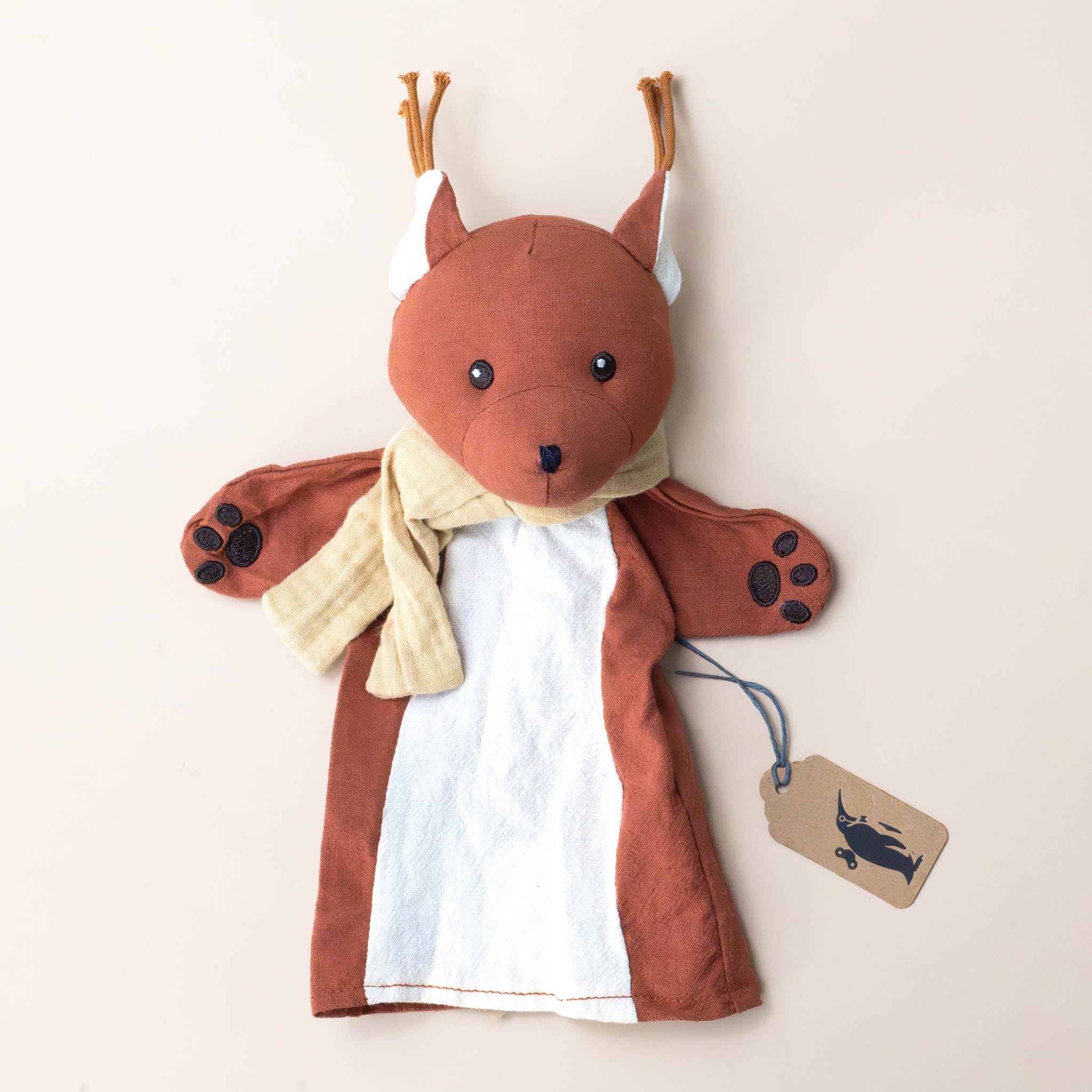 Petite Squirrel Hand Puppet