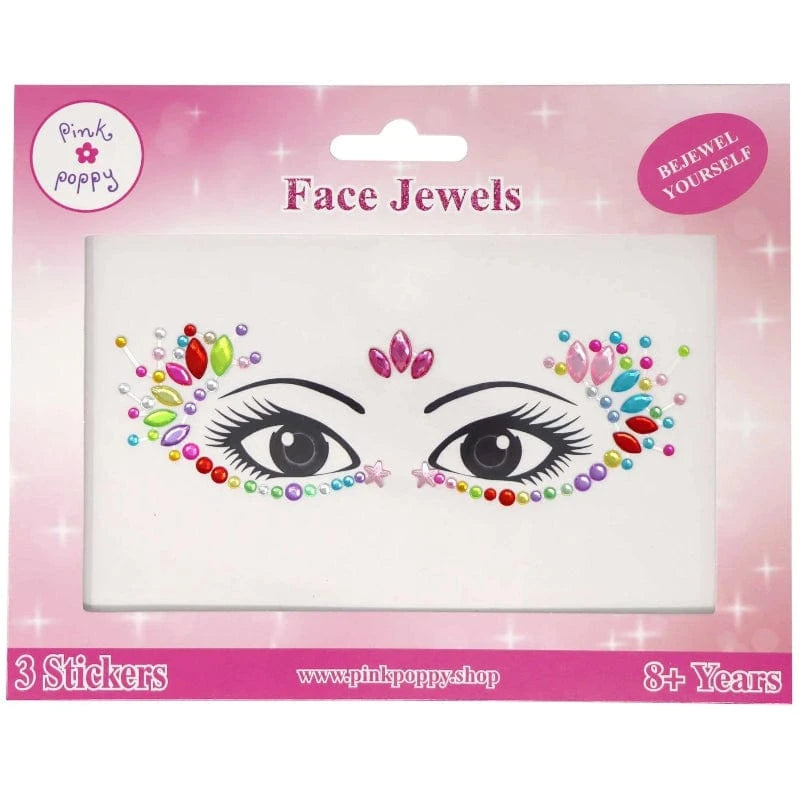 Romantics Bejeweled Face Jewels Stickers