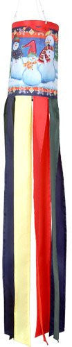 "Bavarian Snowmen" Windsock