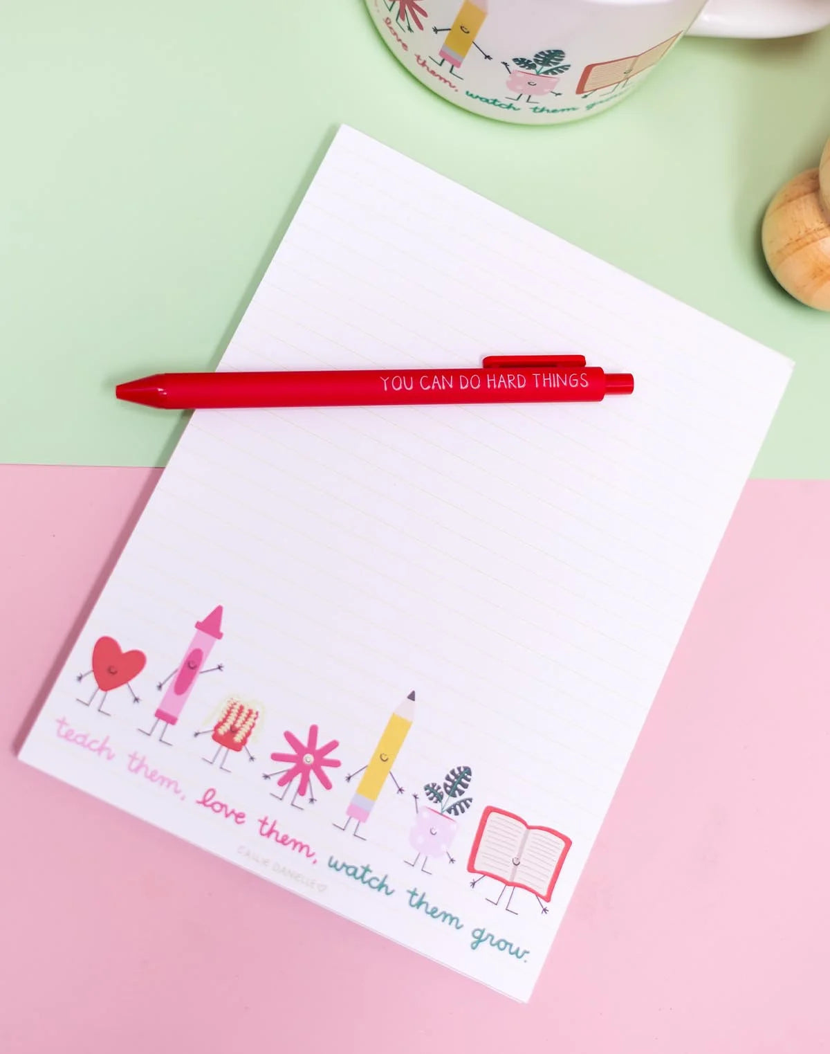 Teach, Love & Watch Them Grow Notepad