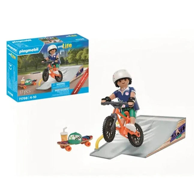 71798 Skateboarder with Ramp