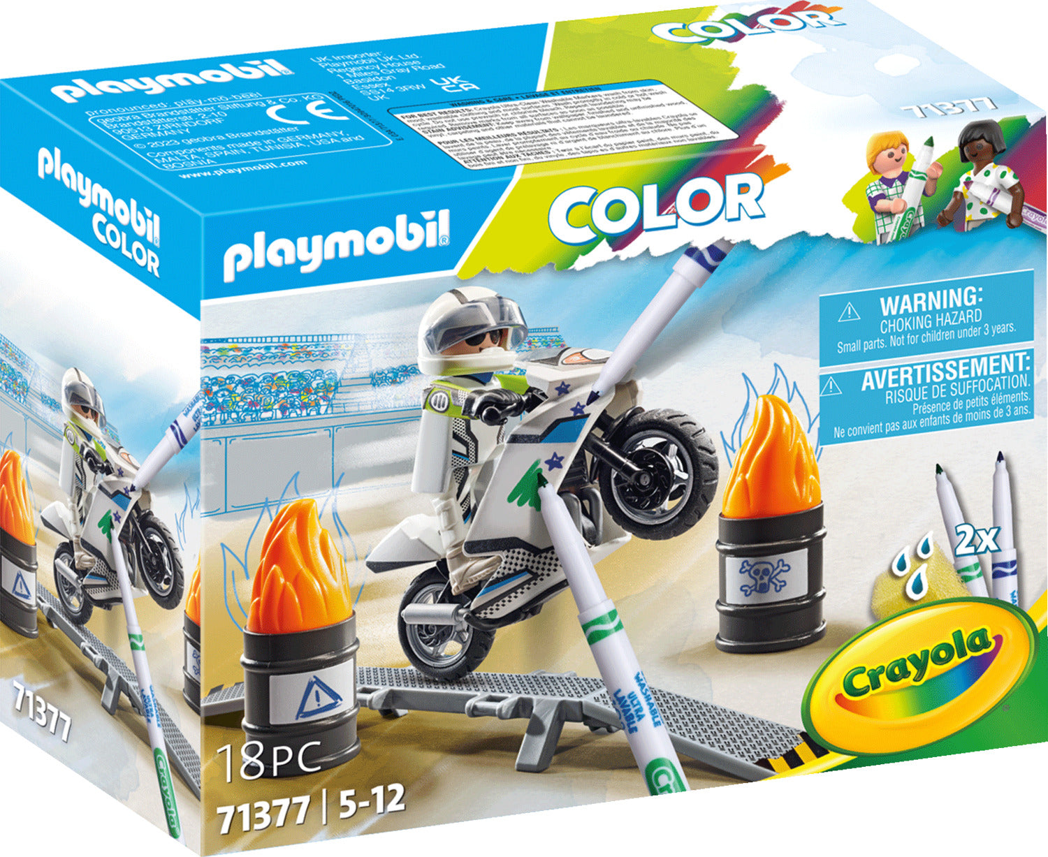 Playmobil Color: Motorbike