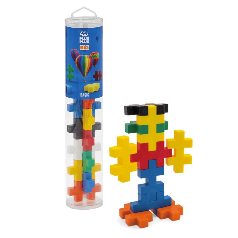 Plus Plus Big Tube - 15 Piece Basic Mix