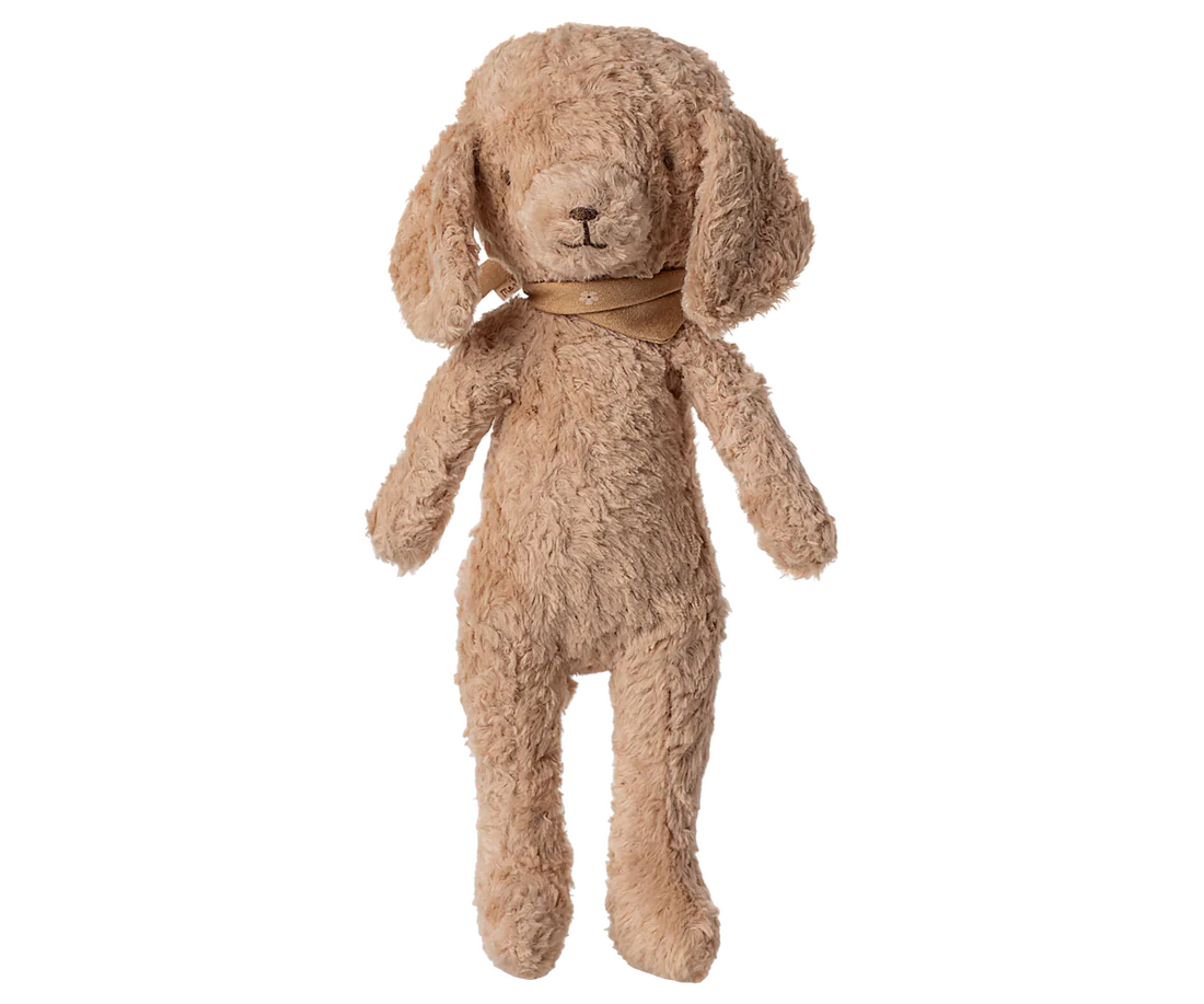 *NEW* Poodle dog, Vintage plush - Dusty powder