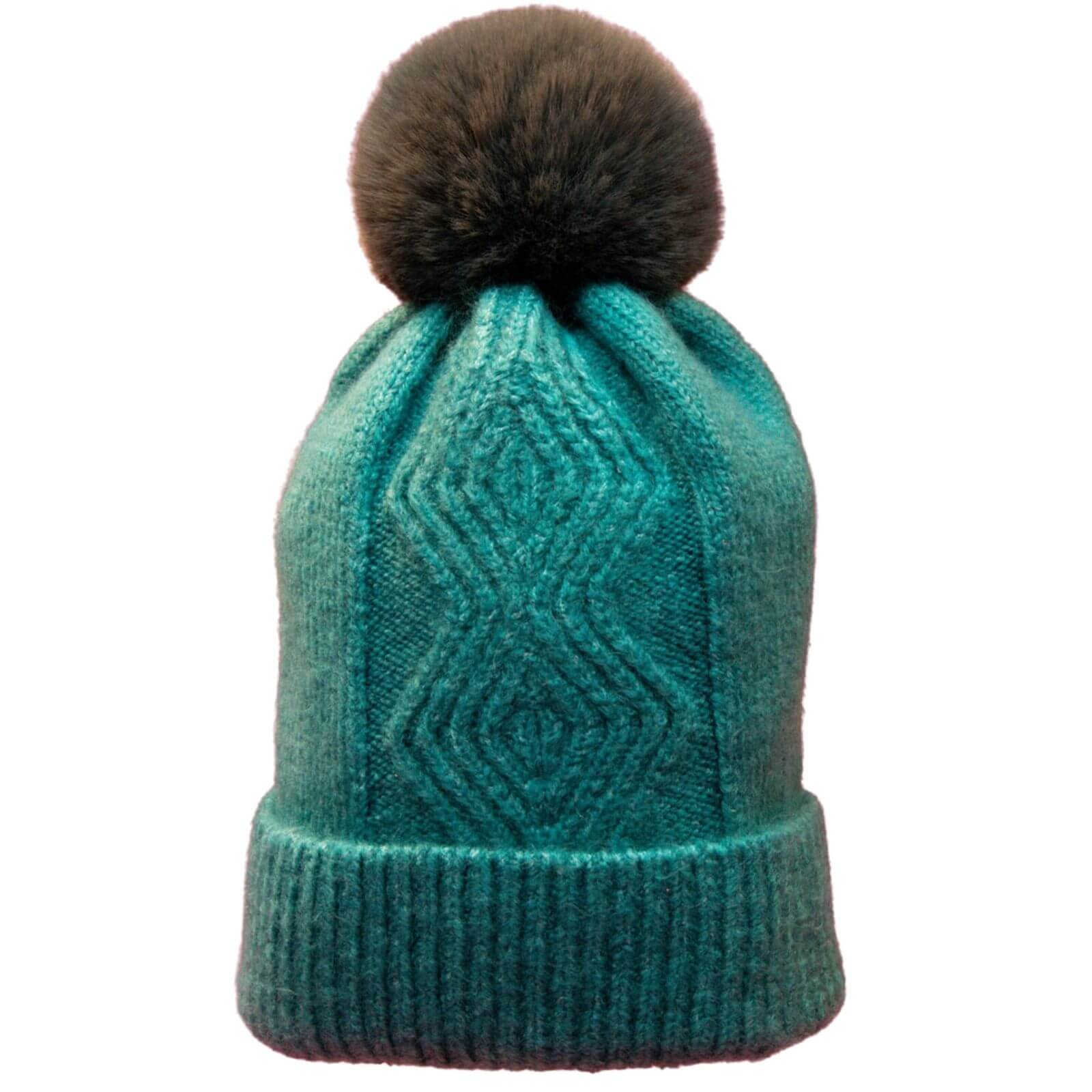 Ingrid Bobble Hat Teal