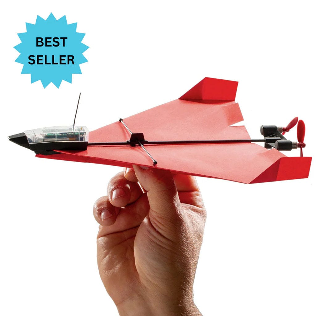 Power Up 4.0 Smartphone controlled Paper Airplane - RED