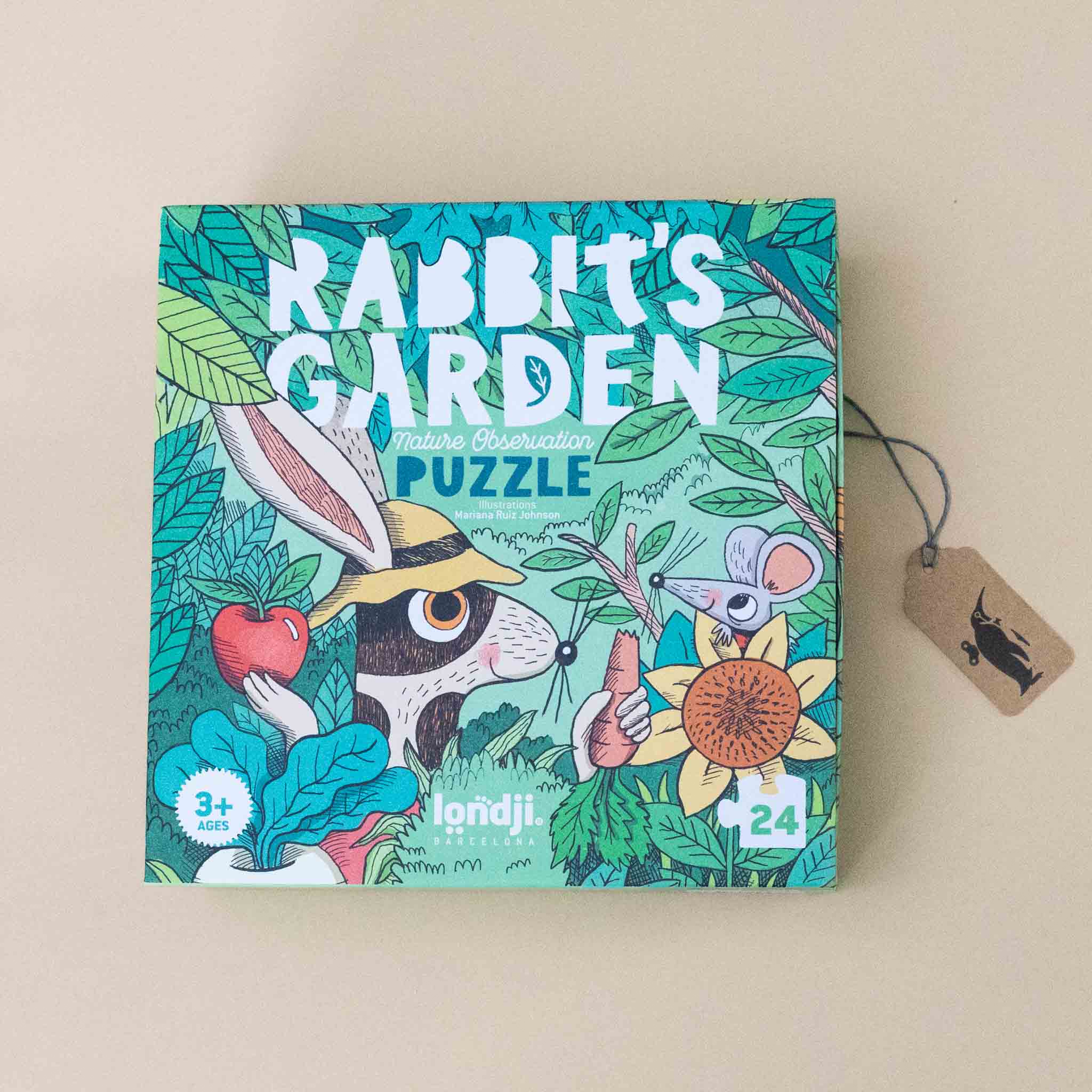 Rabbit's Garden 24pc Seek & Find Puzzle