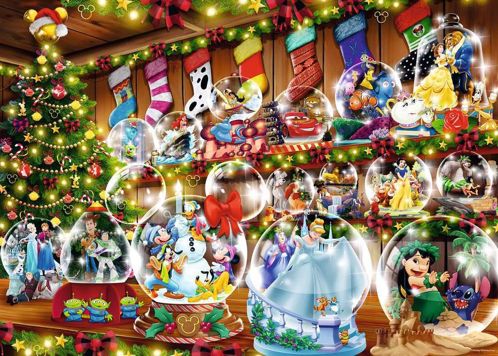 Ravensburger Disney Snow Globes 1000 Piece Puzzle