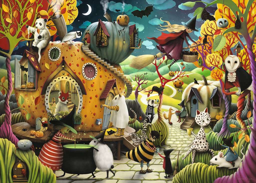 Ravensburger Happy Halloween 1000 Piece Puzzle