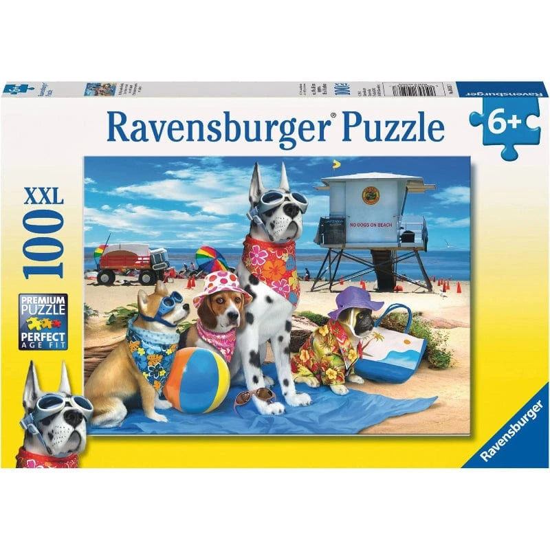 No Dogs on the Beach 100 Piece Puzzle