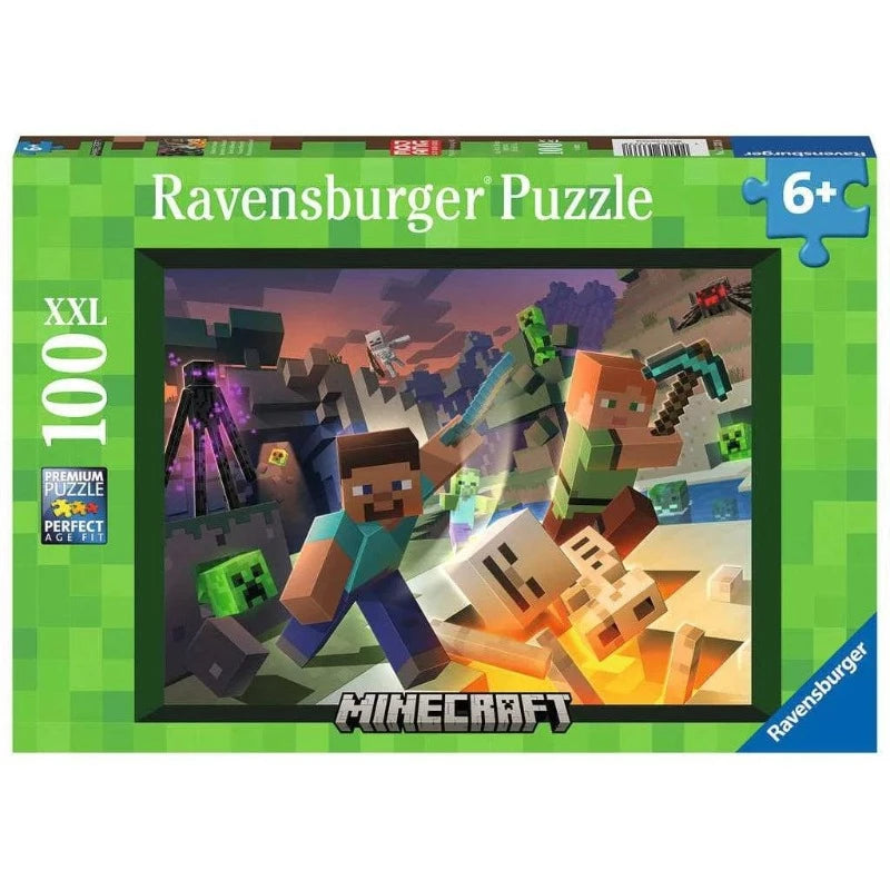Monster Minecraft 100 Piece Puzzle
