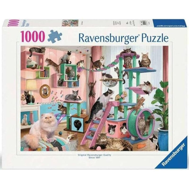 Cat Tree Heaven 1000 Piece Puzzle