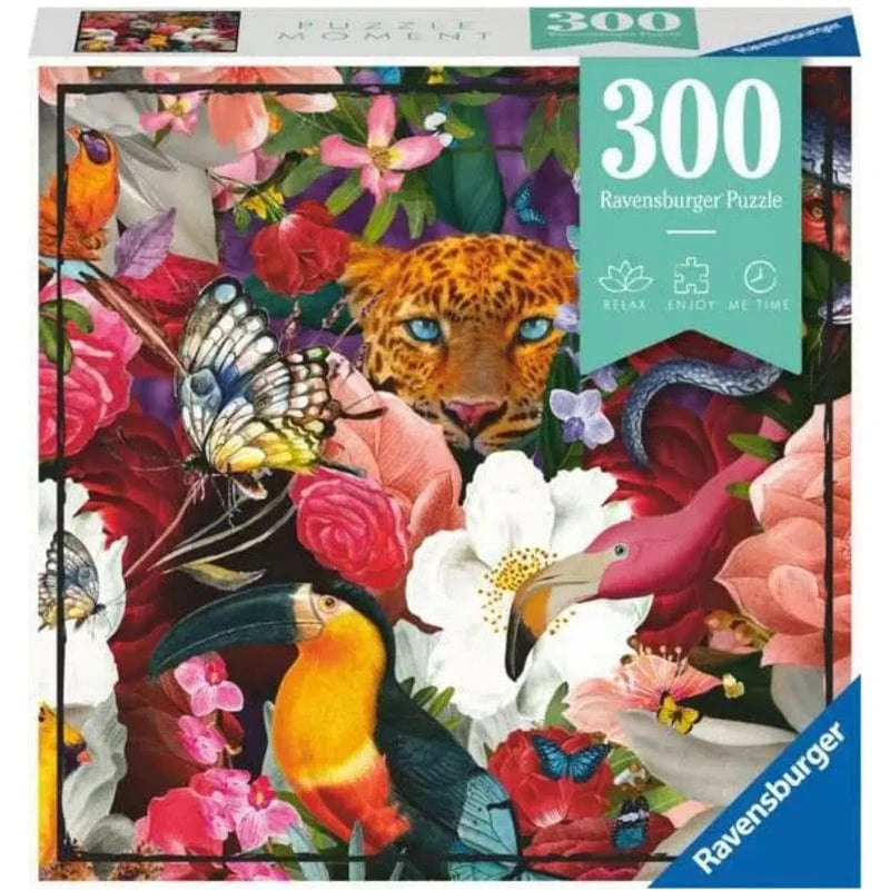 Puzzle Moments: Tropical Flowers 300 Piece Puzzle