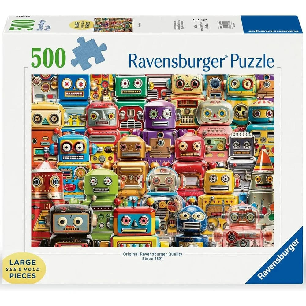 Retro Robots 500 Piece Large Format
