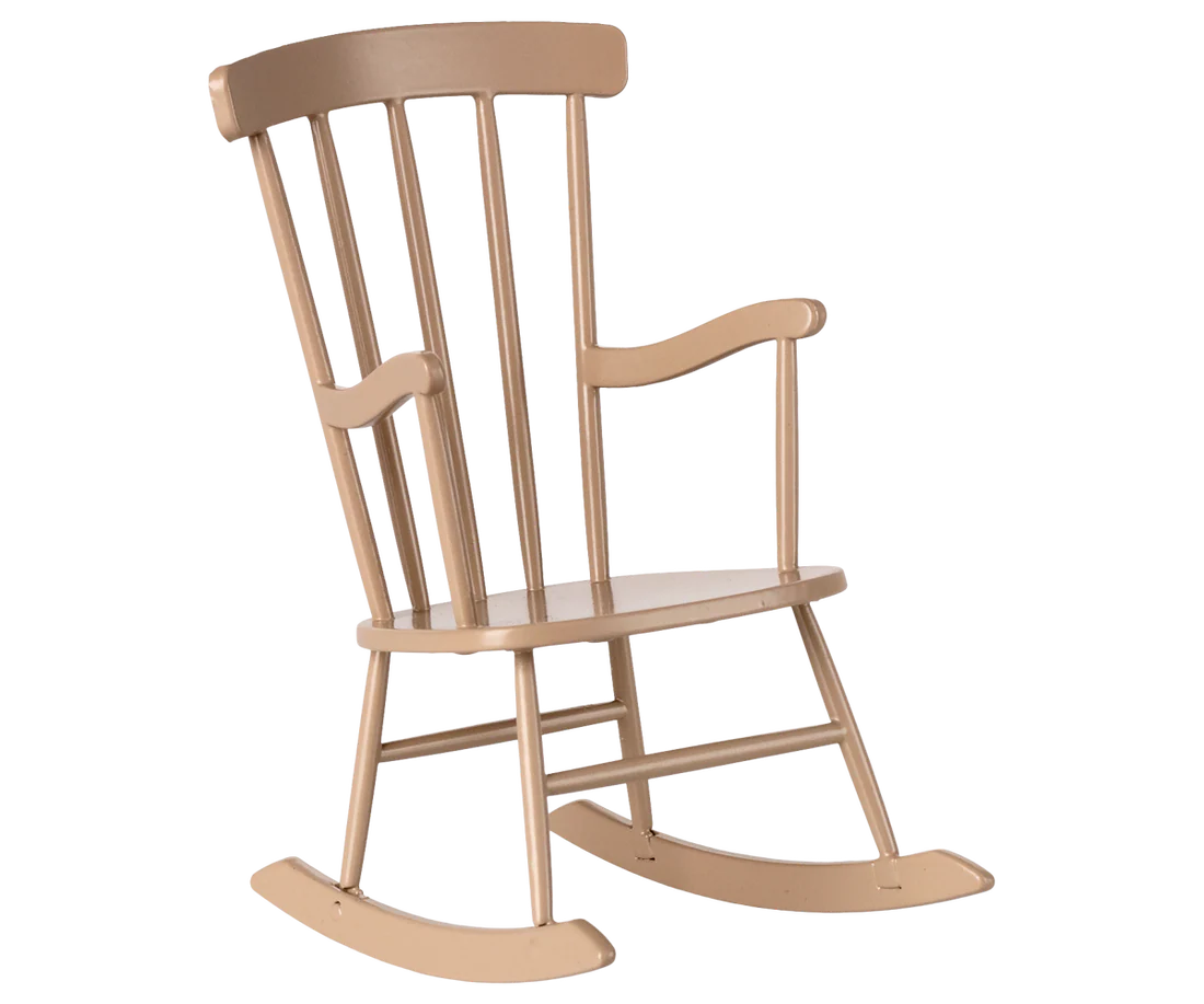 *NEW* Rocking chair, Miniature - Dark sand