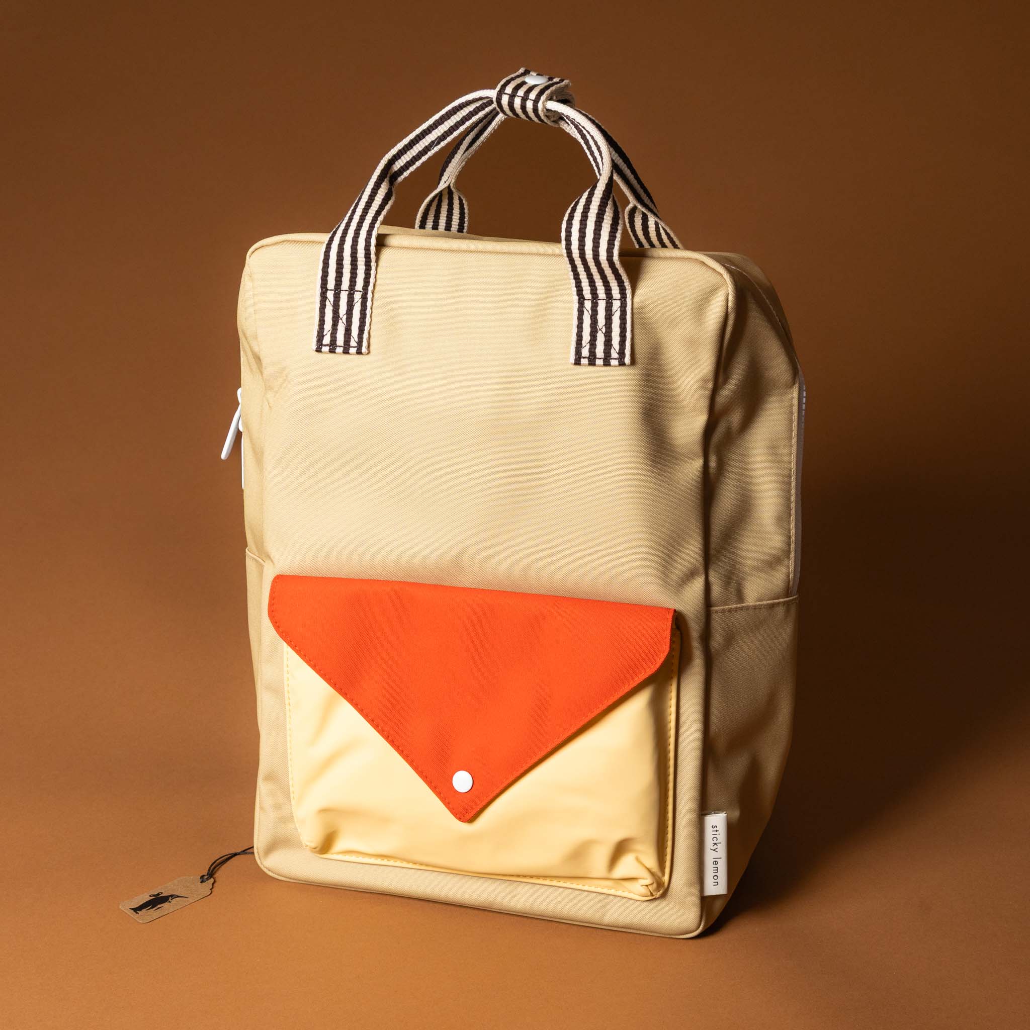Recycled Wonders Envelope Backpack | Large - Sandy Beach