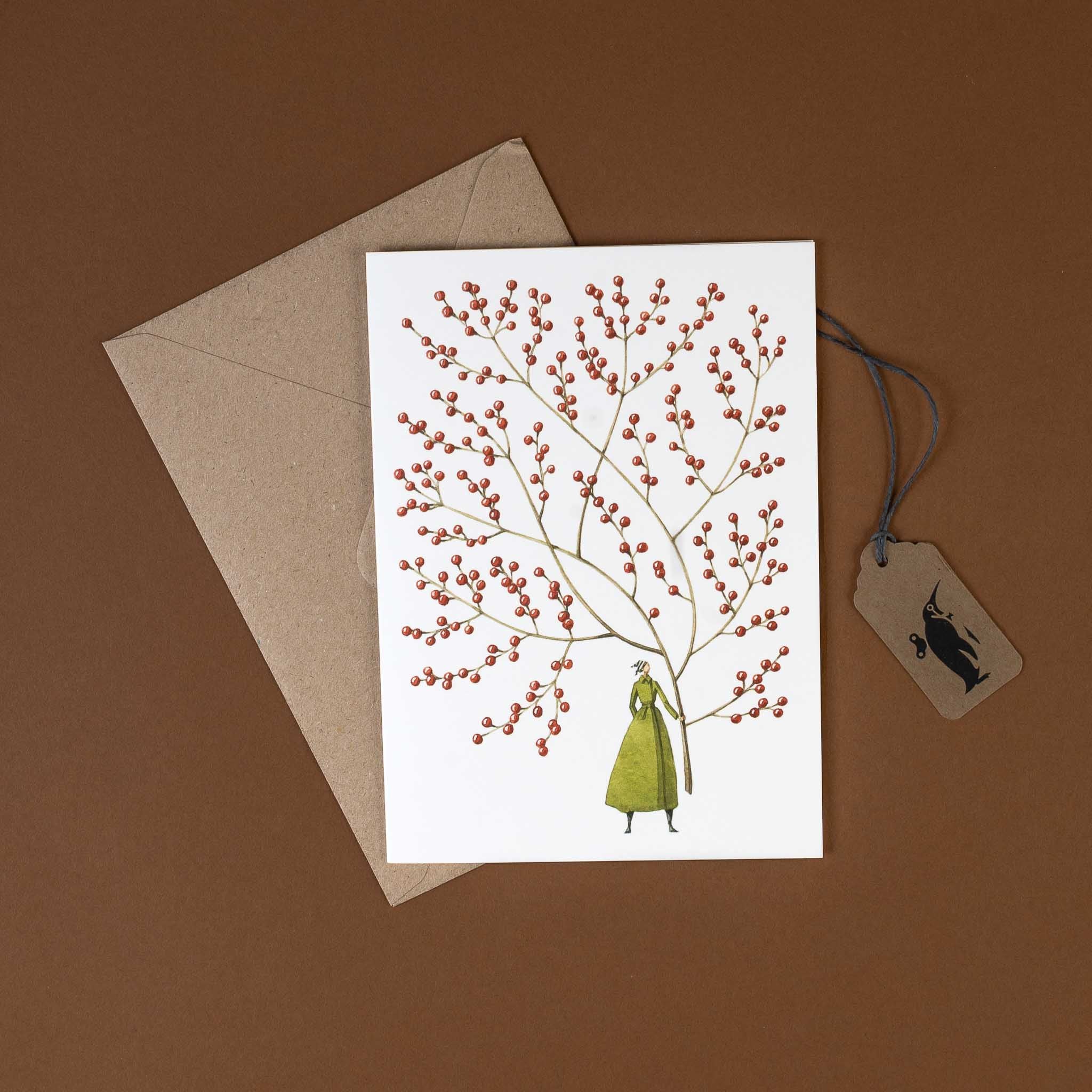 Red Berries Greeting Card