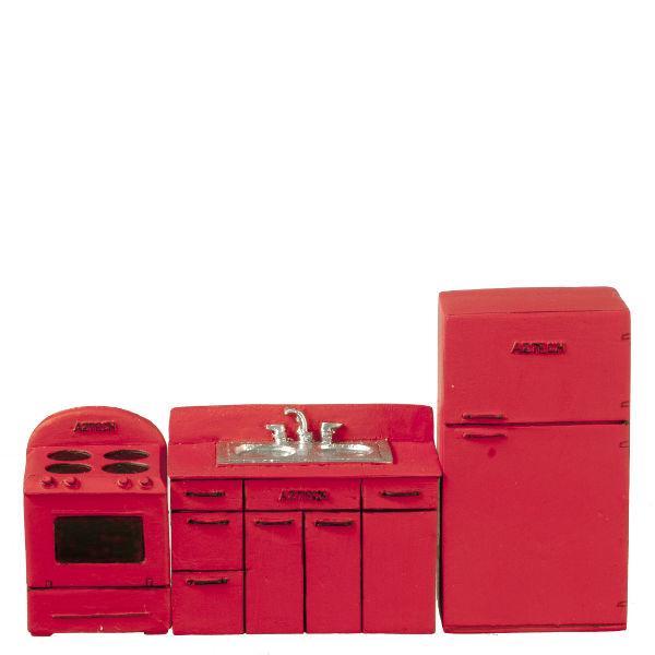 1/24 Scale Dollhouse Miniature Kitchen Set