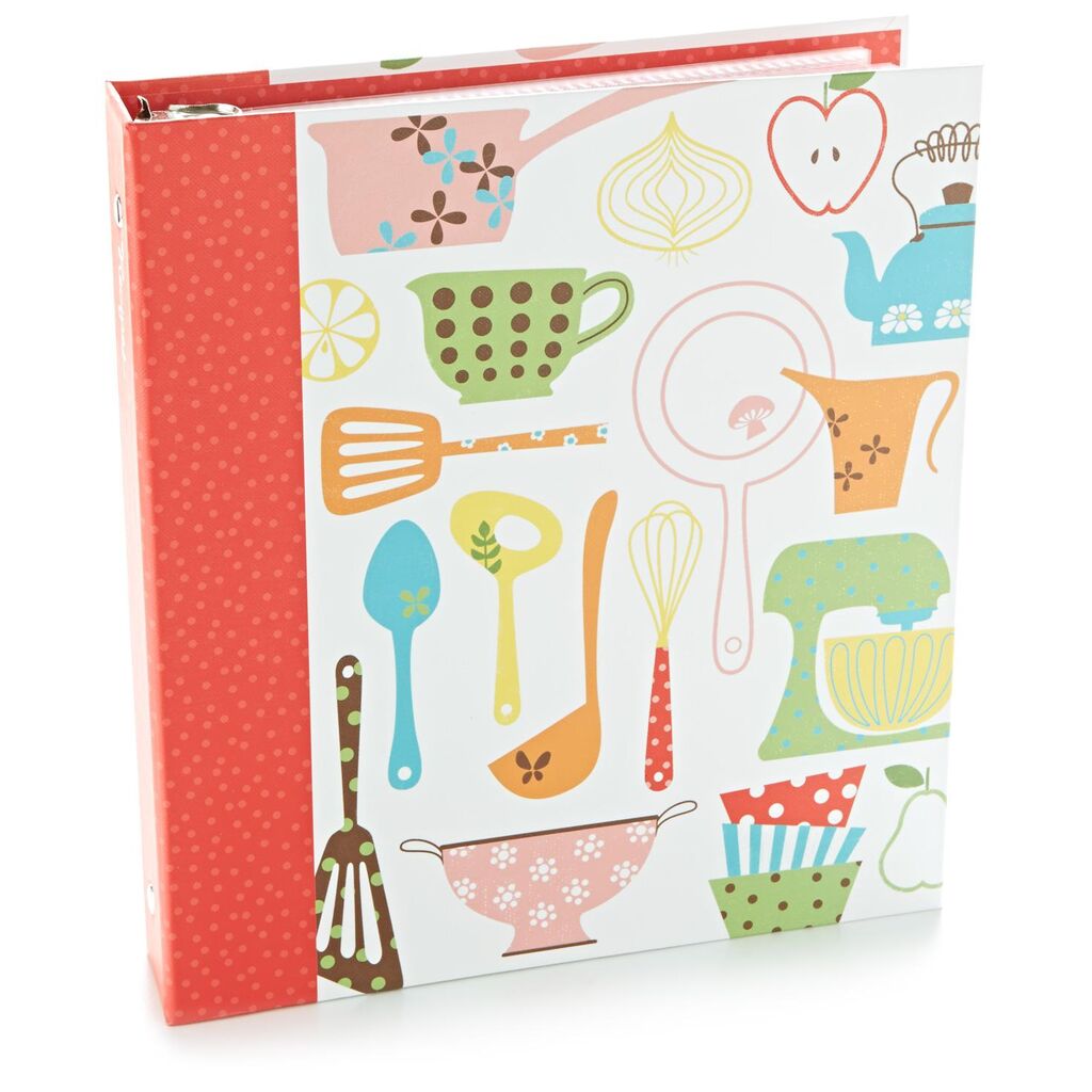 Retro Recipe Organizer Binder
