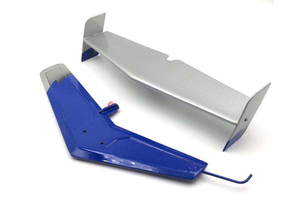 Roban 500 Size MD-500E G-Jive Blue Tail Fin Set