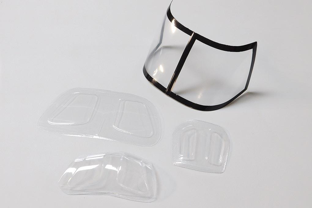 Roban 600 Size Airwolf Complete Window Set