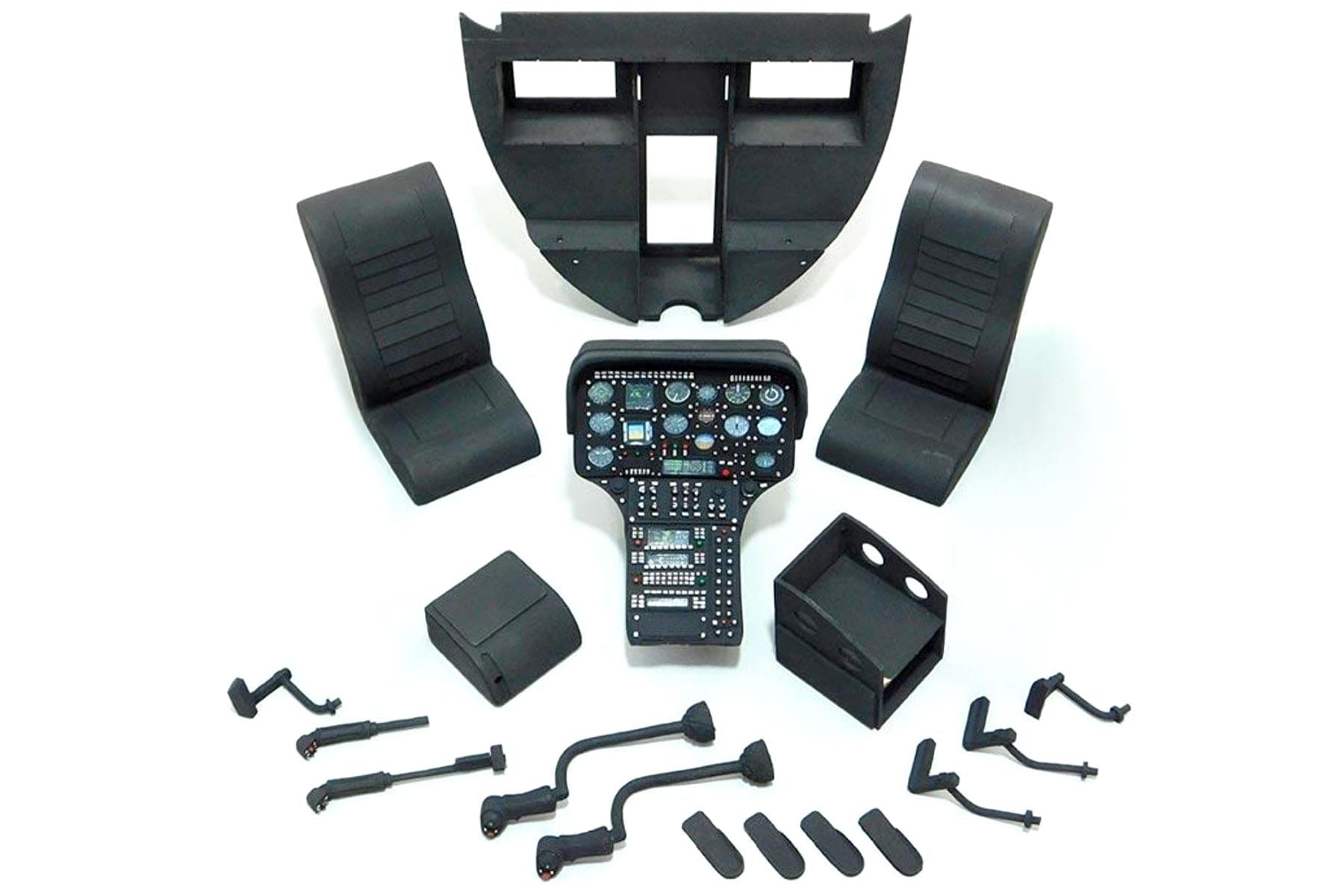 Roban 600 Size MD-500E Complete Cockpit Set