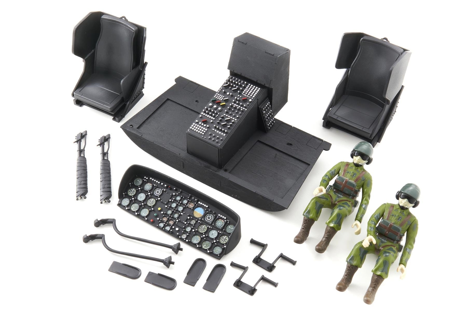 Roban 600 Size UH-1N Iroquois Complete Cockpit Set