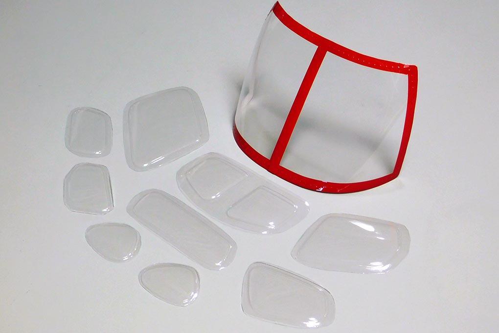 Roban 700 Size AS350 Air Zermatt Window Set