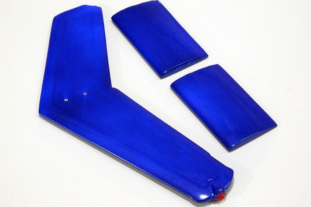 Roban 700 Size B206 Jet Ranger News Tail Fin Set