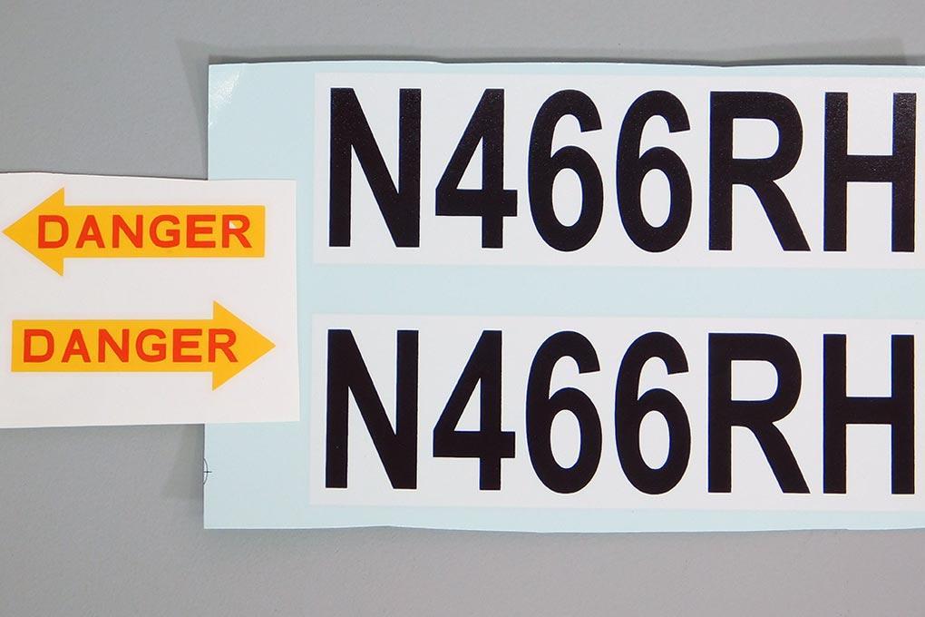Roban 700 Size B429 Brazil Operator Decal Set