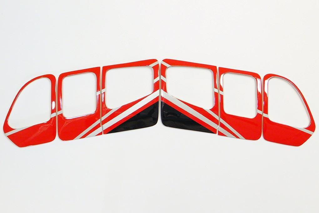 Roban 700 Size B429 Red/Black Door Set