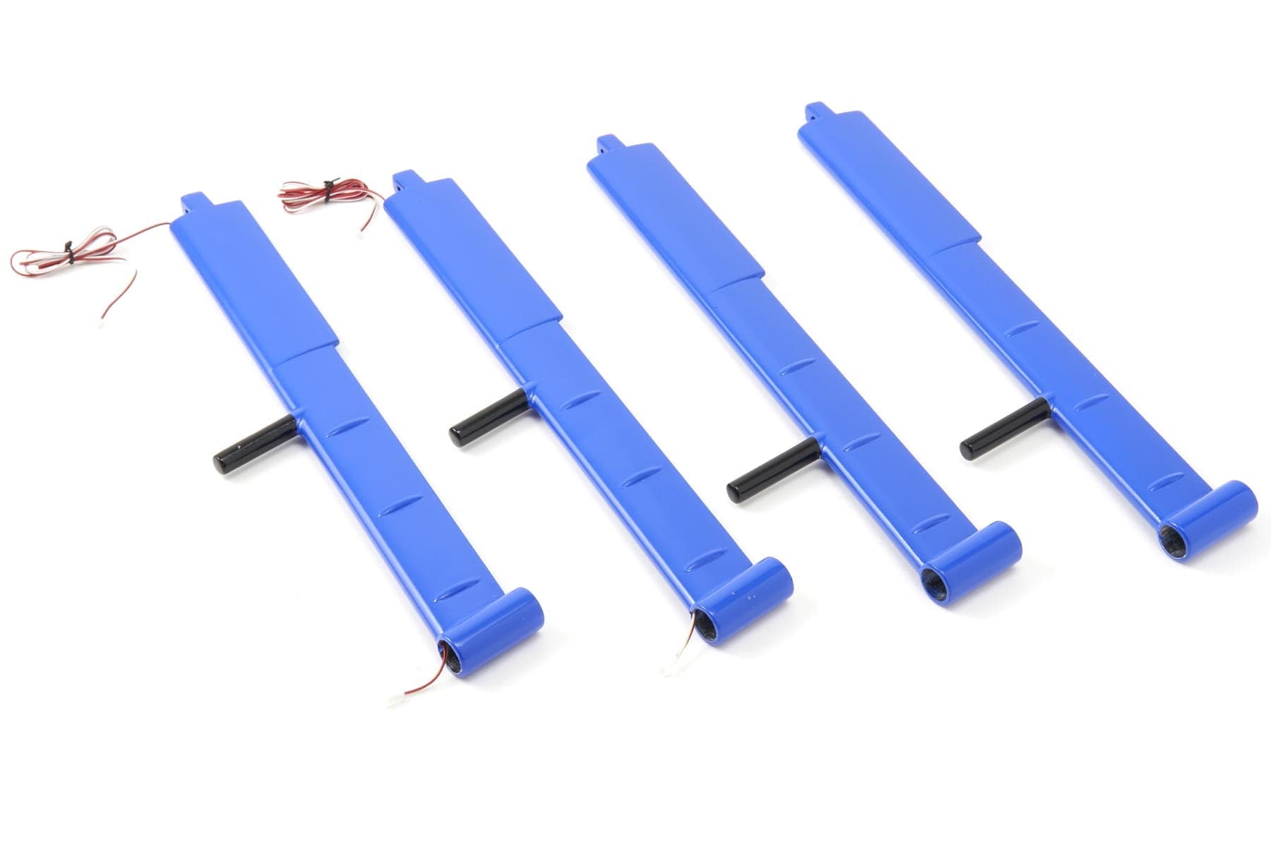 Roban 700 Size MD-500E Blue Landing Gear Set