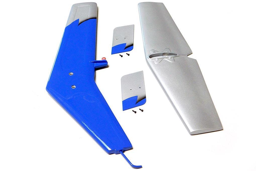Roban 700 Size MD-500E G-Jive Blue Tail Fin Set