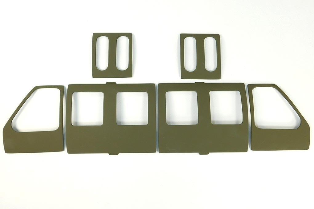 Roban 700 Size UH-60 Black Hawk Door Set
