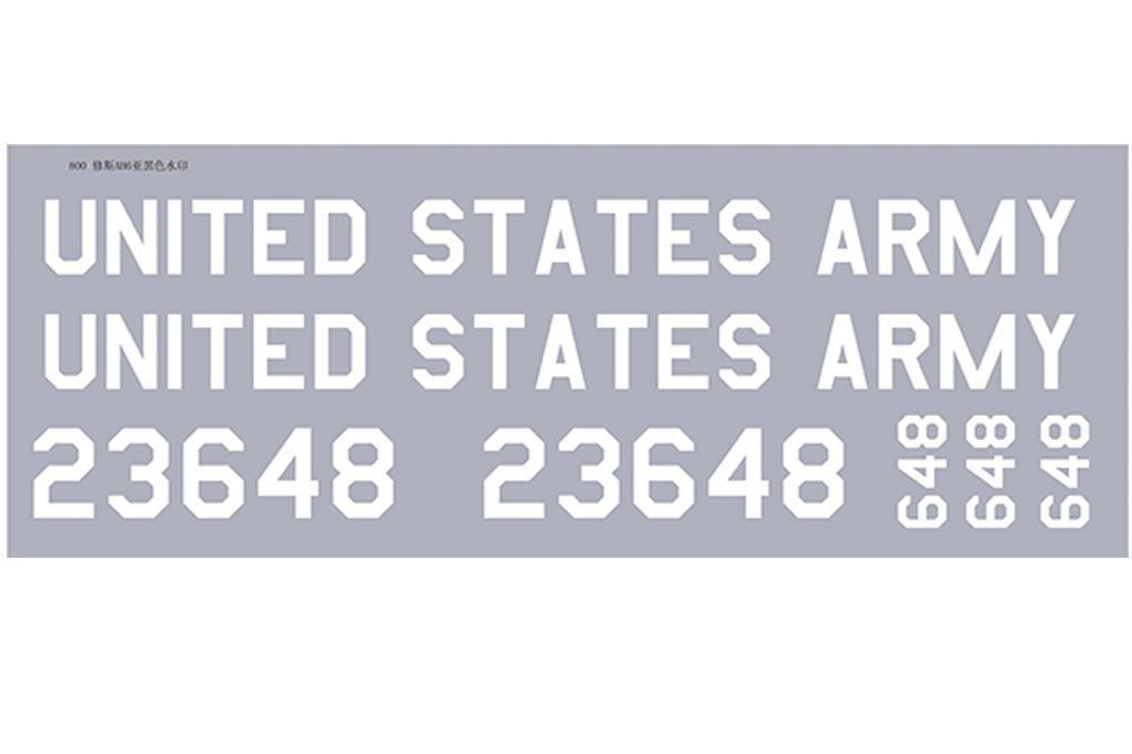 Roban 800 Size AH-6 Little Bird Decal Set