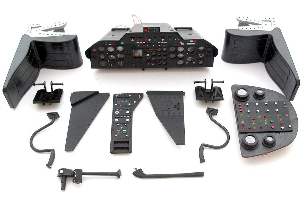 Roban 800 Size Airwolf Complete Cockpit Set