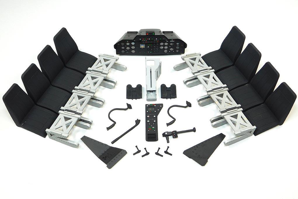 Roban 800 Size B222 Mercy Air Medic Complete Cockpit Set