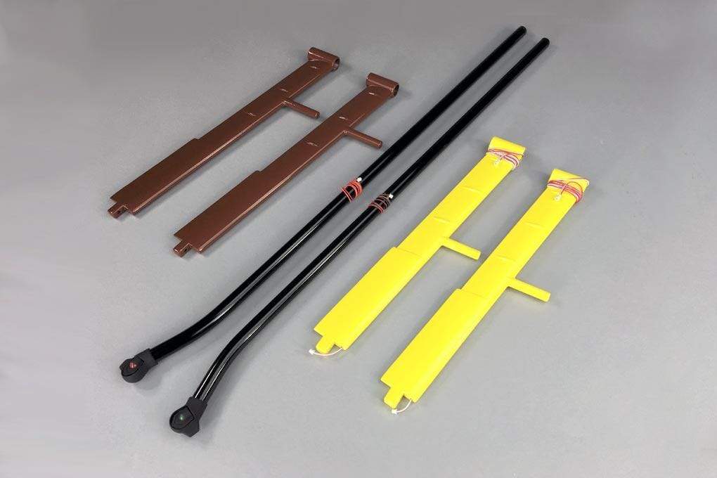 Roban 800 Size MD-500D Magnum PI Carbon Landing Gear Set