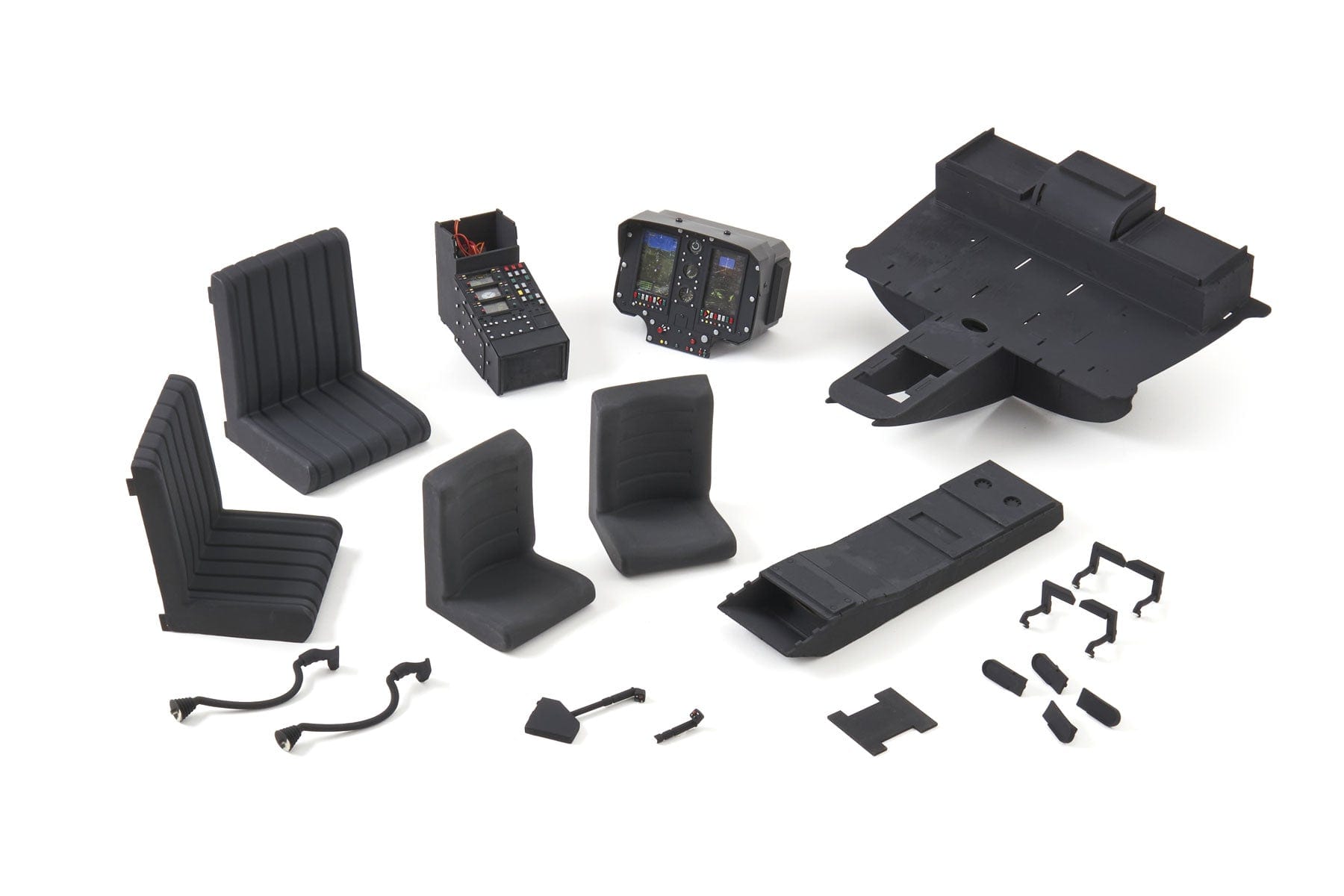 Roban 800 Size MD-500E Complete Cockpit Set