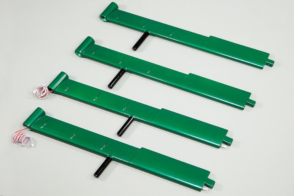 Roban 800 Size MD-500E LA Sheriff Carbon Landing Gear Set