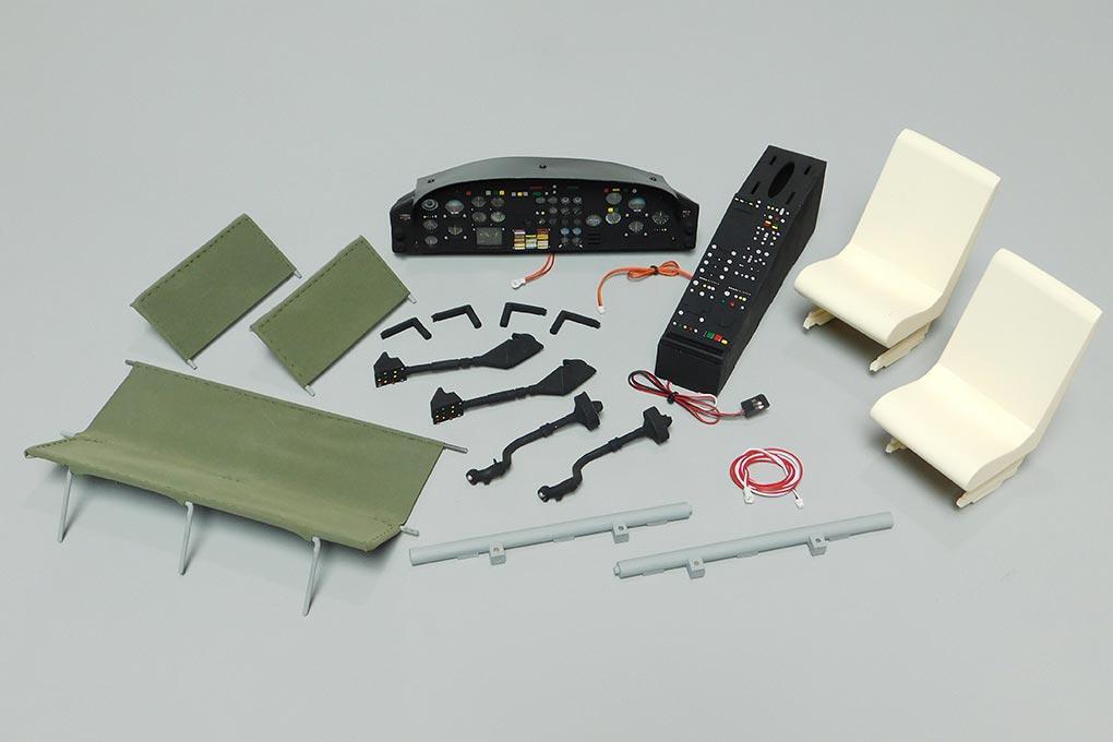 Roban 800 Size UH-1N Marines Complete Cockpit Set