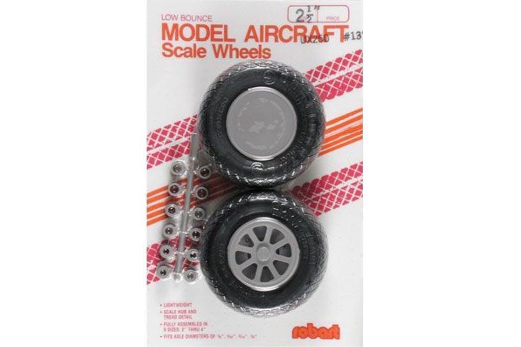 Robart 63.5mm (2.5") x 22.2mm Diamond Treaded Polyurethane Wheels for Multiple Axle Sizes (2 Pack)