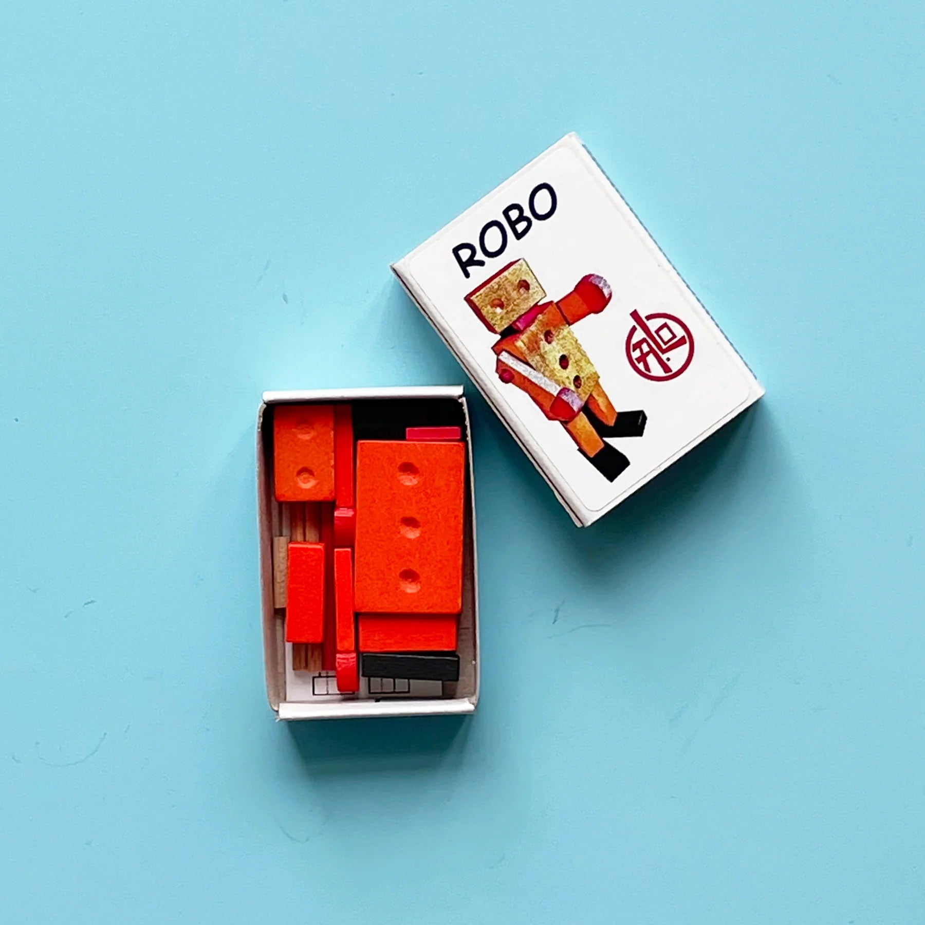 Matchbox Robot - Loquai Holzkunst