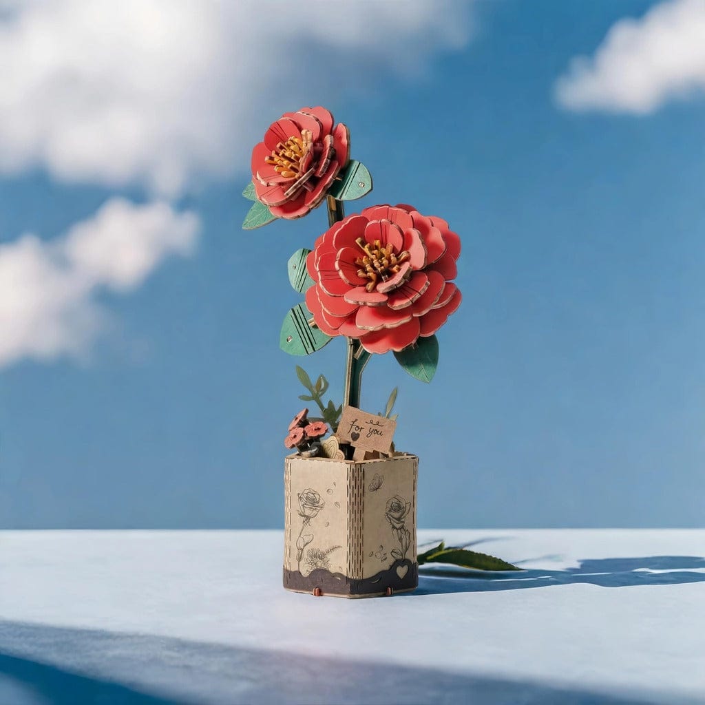 DIY Red Camellia