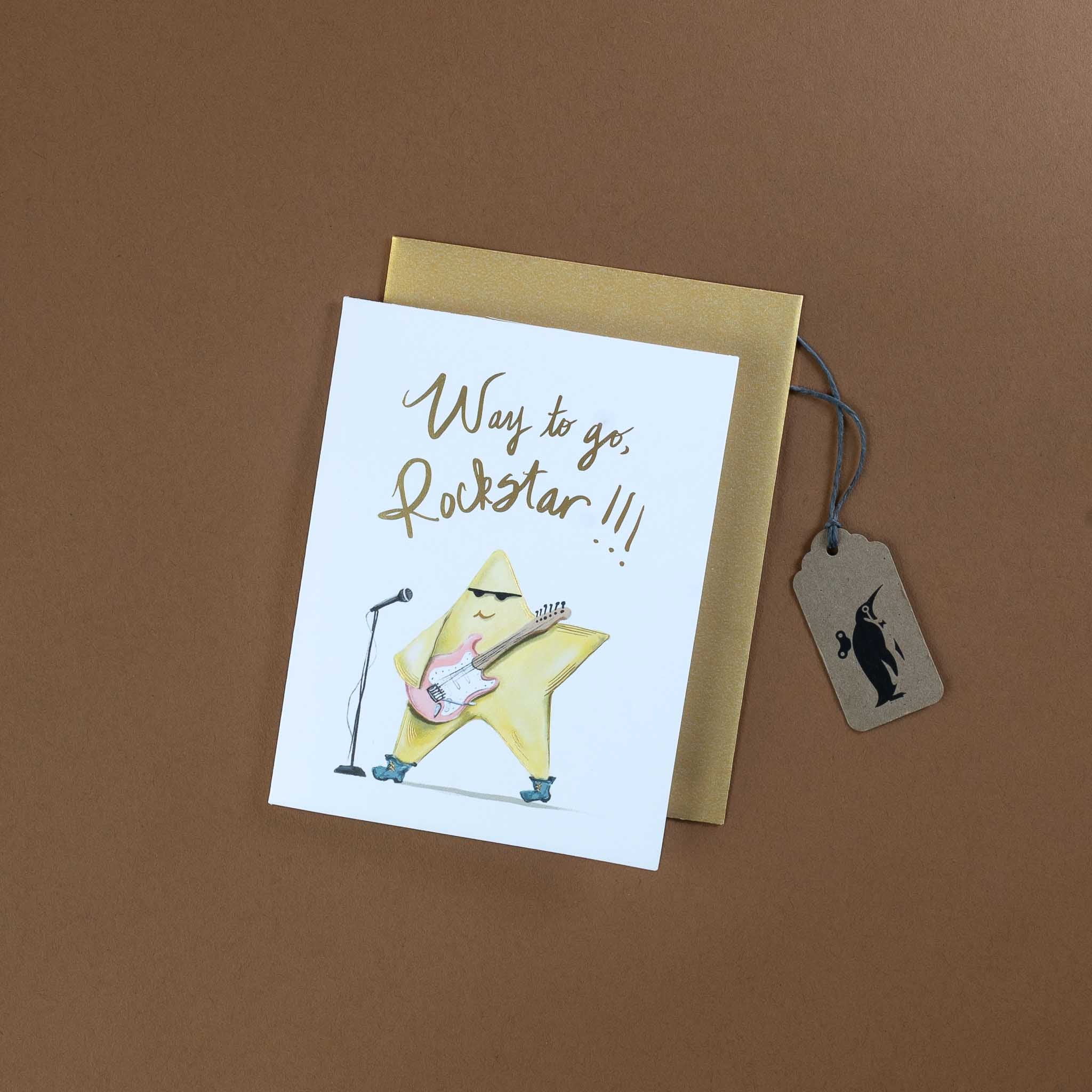Rock Star Greeting Card