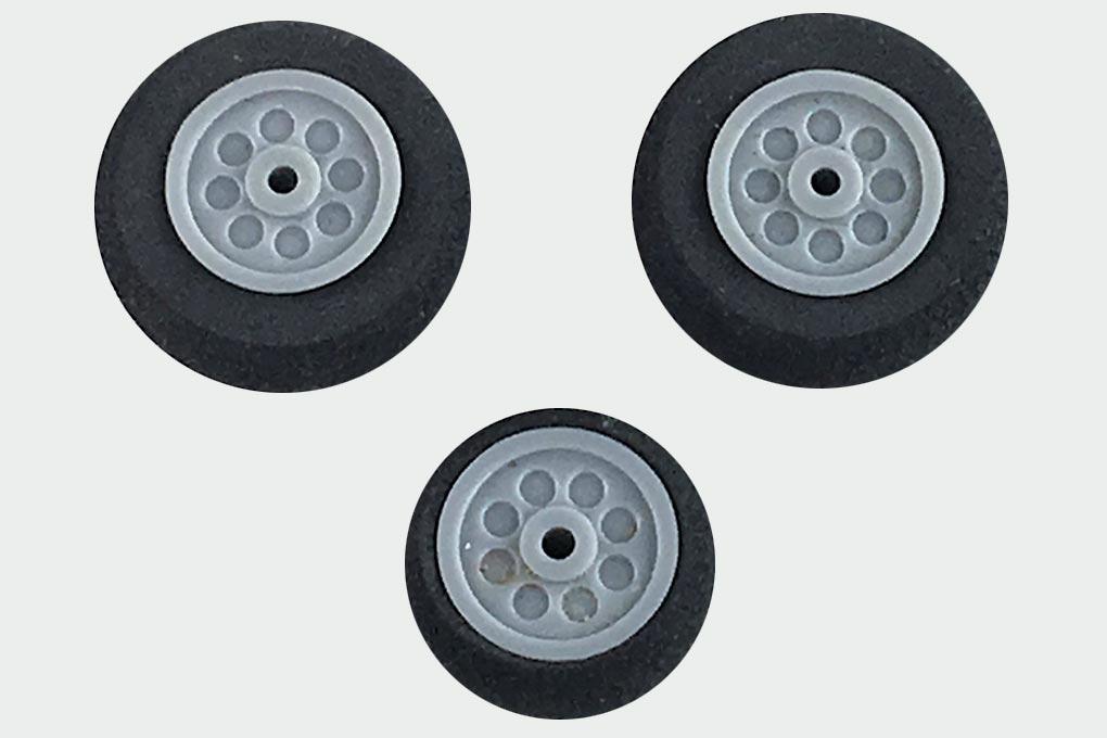 RotorScale B222 Shadow 450 Wheel Set