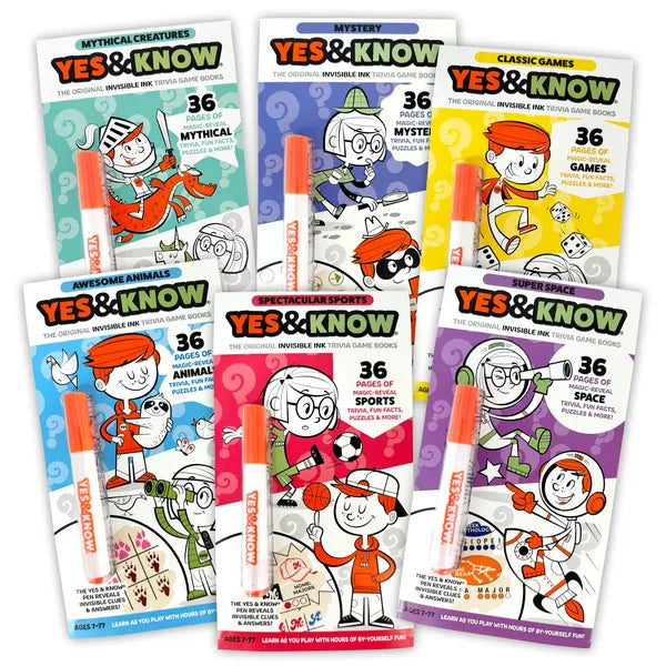 Yes & Know Trivia Game Books!